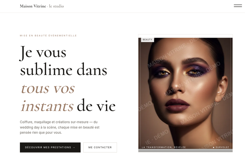 Aperçu du modèle Révélation Liquide, pour maquillage