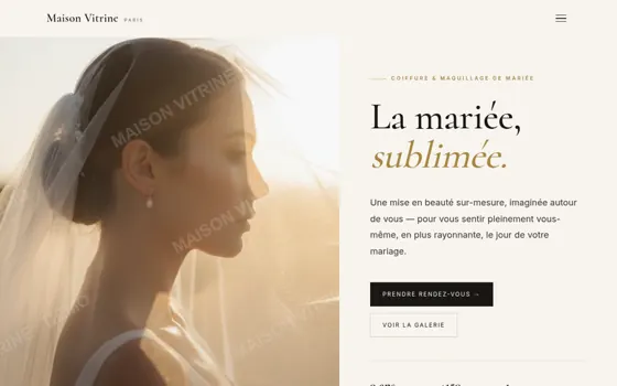 Modèle Éditorial Parisien, pour Coiffure et maquillage