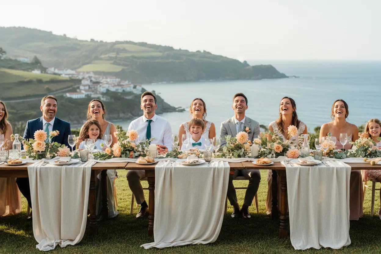 Grande tablée familiale en plein air au Pays basque